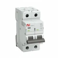 Автоматический выключатель EKF AVERES 2P 20А (B) 6кА, mcb6-2-20B-av