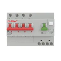 Дифавтомат DKC YON MDV63 3P+N 16A C 30mA 6kA тип A, MDV63-42C16-A