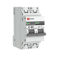 Автоматический выключатель EKF PROxima 2P 16А (C) 6кА, mcb4763-6-2-16C-pro