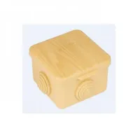 Коробка распаячная КМР-030-036  пылевлагозащитная, 4 мембр.ввода (73х73х49) светл. дер. EKF
