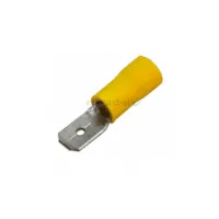 Клемма плоская изолированная штекер - 6.3мм 4-6мм² (РПи-п 6.0-(6.3)) желтый  REXANT