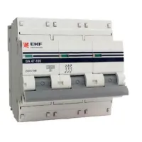 Автоматический выключатель EKF PROxima 3P 80А (C) 10кА, mcb47100-3-80C-pro