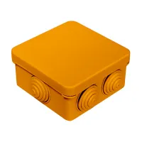 Коробка огнестойкая для открытой проводки 40-0210-FR1.5-4 Е15-Е120 80х80х40 Промрукав