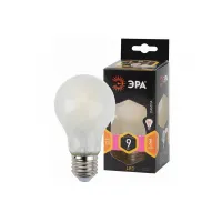 Лампа филаментная светодиодная Эра A60 F-LED A60-9W-827-E27, Б0035033