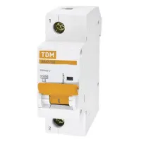 Автоматический выключатель TDM ВА47-100 1P 63А (D) 10кА, SQ0207-0009