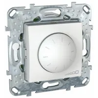 Светорегулятор поворотно-нажимной Schneider Electric SEDNA, 400 Вт, скрытый монтаж, белый, SDN2201221
