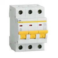 Автоматический выключатель IEK ВА47-29 3P 3А (C) 4.5кА, MVA20-3-003-C