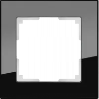 Рамка Werkel Favorit 1-местная стекло черный WL01-Frame-01