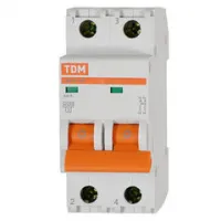 Автоматический выключатель TDM ВА47-29 2P 63А (D) 4.5кА, SQ0206-0163