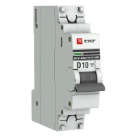 Автоматический выключатель EKF PROxima 1P 10А (D) 6кА, mcb4763m-6-1-10D-pro