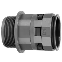 Муфта труба-коробка DN 12 мм, М16х1,5, полиамид, цвет черный DKC PAM12M16N