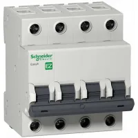 Автоматический выключатель Schneider Electric Easy9 4P 50А (C) 4.5кА, EZ9F34450