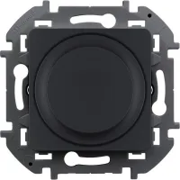 Светорегулятор поворотный без нейтрали 300Вт - INSPIRIA - антрацит