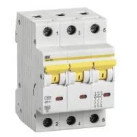 Автоматический выключатель IEK ВА47-60М 3P 32А (D) 6кА, MVA31-3-032-D