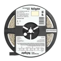 Светодиодная лента Navigator IP65 12V 30Вт/м 3000К NLS-5730WW60-30 R5, 71700