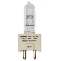 Лампа галогенная OSRAM 64643 FDS A1/262 150W 24V GY9.5 100h, 4008321099648