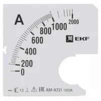 Шкала  EKF PROxima  сменная для A721 1000/5А-1,5