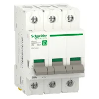 Выключатель нагрузки (модульный рубильник) RESI9 3П 40А 230В Schneider Electric 3 модуля
