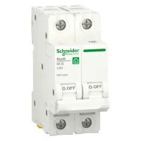 Автоматический выключатель Schneider Electric Resi9 2P 50А (C) 6кА, R9F12250