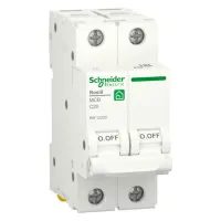 Автоматический выключатель Schneider Electric Resi9 2P 20А (C) 6кА, R9F12220