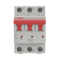 Выключатель автоматический DKC YON 3P 40А 10кА, MD63-3C40-10