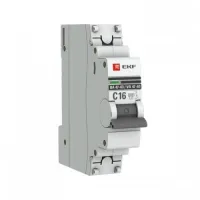 Автоматический выключатель EKF PROxima 1P 6А (D) 6кА, mcb4763-6-1-06D-pro