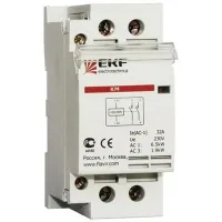 Модульный контактор EKF КМ 2НО 32А 230В AC, km-2-32-20