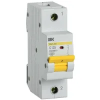 Автоматический выключатель IEK ВА47-150 1P 125А (C) 15кА, MVA50-1-125-C