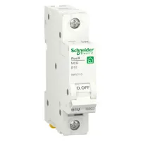 Автоматический выключатель Schneider Electric Resi9 1P 10А (B) 6кА, R9F02110