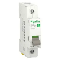 Выключатель нагрузки (модульный рубильник) RESI9 1П 40А 230В Schneider Electric 1 модуль