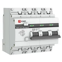 Дифавтомат EKF PROxima 3P+N 25А ( C ) 4.5 кА, 300 мА ( AC ), DA32-25-300-4P-pro