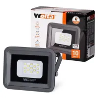 Wolta св/д прожектор 10W(900lm) 5500K 6K IP65 датч.движ. 108x123x40 метал/пласт серый WFL-10W/06s