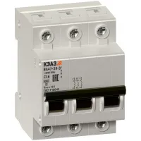 Автоматический выключатель КЭАЗ ВА47-29 3P 32А (B) 4.5кА, 253066