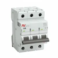 Автоматический выключатель EKF AVERES 3P 20А (C) 6кА, mcb6-3-20C-av