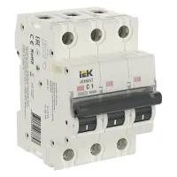 Автоматический выключатель IEK ARMAT 3P 1А (C) 6кА, AR-M06N-3-C001