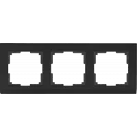 Рамка Werkel Stark 3-местная черный WL04-Frame-03- black