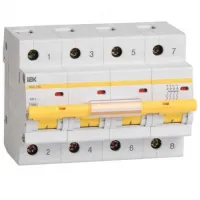 Автоматический выключатель IEK ВА47-100 4P 100А (C) 10кА, MVA40-4-100-C