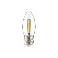 Лампа филаментная светодиодная IEK свеча C35 5Вт 230В 4000К E27, LLF-C35-5-230-40-E27-CL