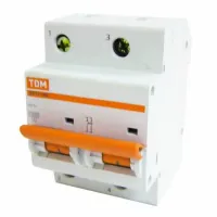 Автоматический выключатель TDM ВА47-100 2P 80А (D) 10кА, SQ0207-0021