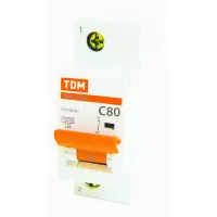 Автоматический выключатель TDM ВА47-100 1P 20А (D) 10кА, SQ0207-0003