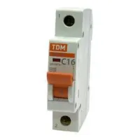 Автоматический выключатель TDM ВА47-29 1P 8А (D) 4.5кА, SQ0206-0138