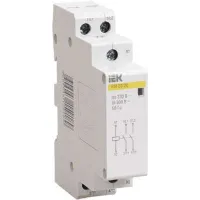 Модульный контактор IEK 2НО 20А 230В AC, MKK11-20-20