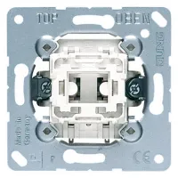 Механизм выключателя 1-клавишного кнопочного Jung коллекции JUNG, скрытый монтаж, 531U