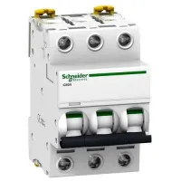 Автоматический выключатель Schneider Electric Acti9 3P 50А (D) 6kA, A9F75350