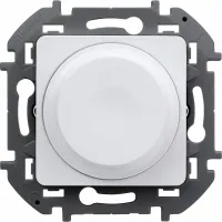 Светорегулятор поворотный без нейтрали 300Вт - INSPIRIA - белый