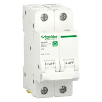 Автоматический выключатель Schneider Electric Resi9 2P 6А (C) 6кА, R9F12206