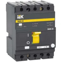 Силовой автомат IEK ВА88 160А, термомагнитный, 35кА, 3P, 16А, SVA20-3-0016