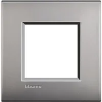 Рамка 1 пост BTicino LIVING LIGHT, матовый никель, LNC4802NK