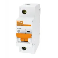 Автоматический выключатель TDM ВА47-100 1P 10А (C) 10кА, SQ0207-0045