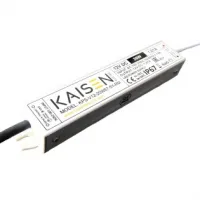 Блок питания для светодиодной ленты Kaisen 20W 12V 0-1,67A -30+40°С IP67 162х29х21mm, KPS-V12-20W67-5Y-RM